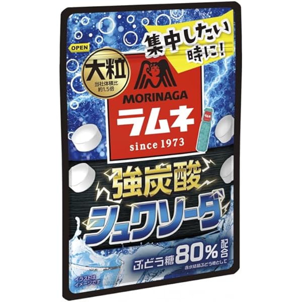 Amazon.co.jp: 森永製菓 超大粒ラムネ 60g×6袋 : 食品・飲料・お酒